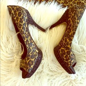 Nine West Animal Print Heels